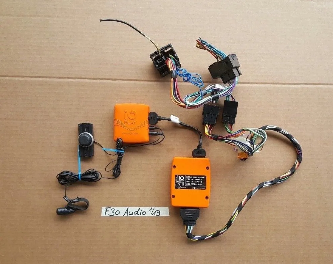 BMW F30 F31 Telefon Audio Adapter Kabel Freisprech Einrichtung Mikrofon