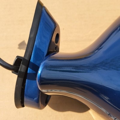 BMW Z3 Roadster Seiten Außen Spiegel Gehäuse Glas Motor RECHTS Topas Blau