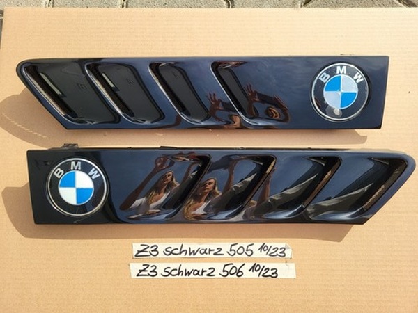 BMW Z3 Roadster Lufteinlass Kiâemen Ziergitter Motorhaube Schwarz R+L