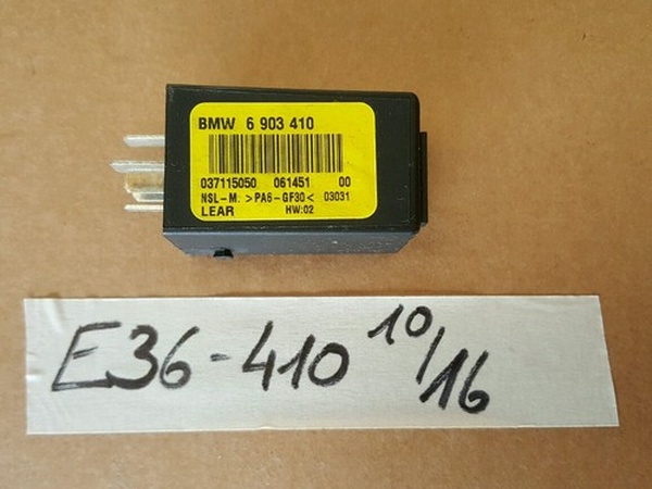 BMW E36 + Z3 Nebel Relais 6903410 Steuergerät Nebelschlusslicht