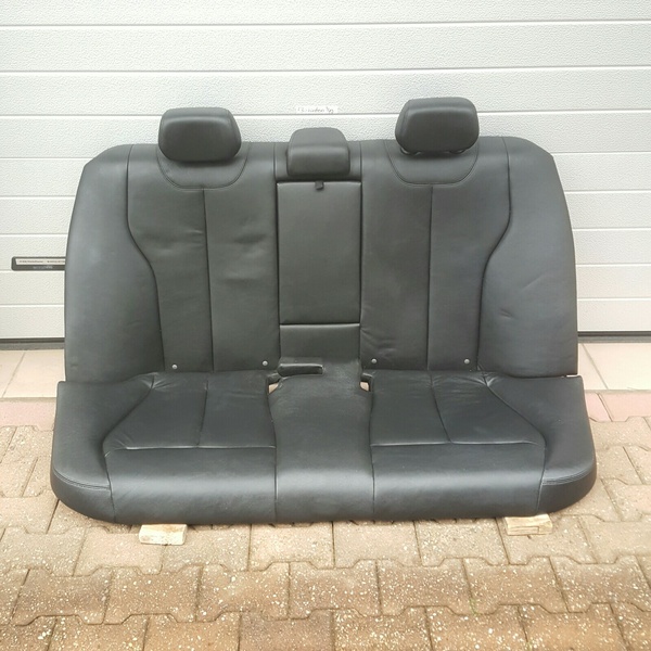 BMW F30 Limousine Rückbank  Rücksitzbank Leder Sitz HINTEN schwarz ABHOLUNG