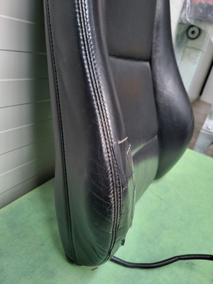 BMW Z3 Roadster Bei Fahrer Sitz Oberteil Leder schwarz Rückenlehne Sitzheizung