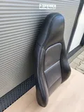 BMW Z3 Roadster Fahrer Sitz Oberteil  Leder Black Rücken Lehne Polster + Heizung