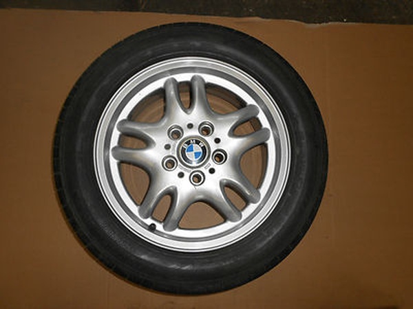 BMW E36 + Z3 Alu Doppelspeichen Felge 7J x 16 + Continental Sport Reifen  225/50