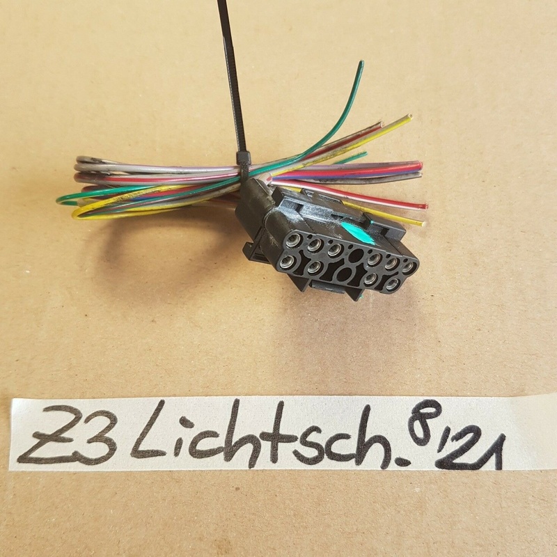 BMW Z3 Roadster Stecker für Licht Schalter mit Kabel Stück abgeschnitten 
