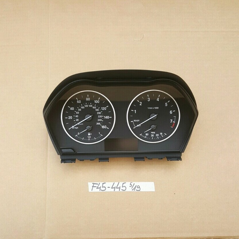 BMW F45 F46 X1 F48 Instrumentenkombination Meilen Tacho 9295445 speed indicator