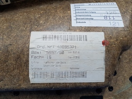 BMW E60 E61 Türverkleidung VORNE LINKS Leder Dakota Trüffel braun  ABHOLUNG