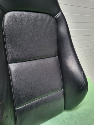 BMW Z3 Roadster Bei Fahrer Sitz Oberteil Leder schwarz Rückenlehne Sitzheizung
