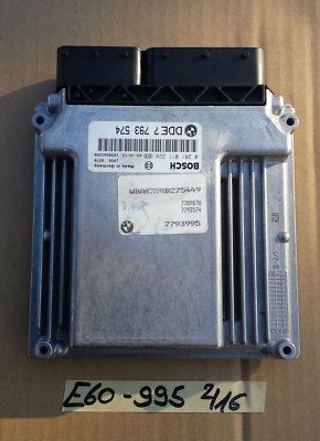 BMW E60 E61 Motor Steuergerät 7793574  M57 Grundsteuergerät DME 7793995