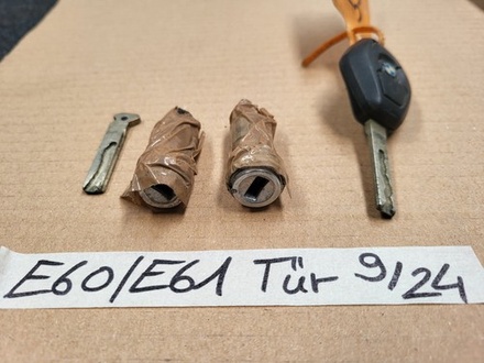 BMW E60 E61 Tür Schloss Zylinder + Schlüssel