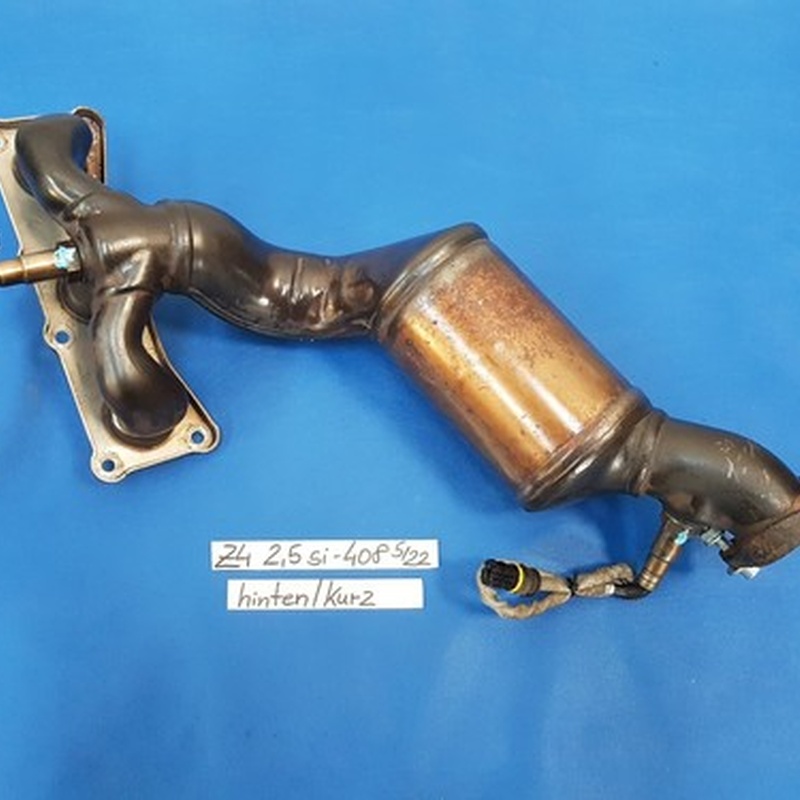 BMW Z4 E85 E86 Katalysator 2,5 si hinten Abgas Krümmer kurz 7536408 N52 Auspuff