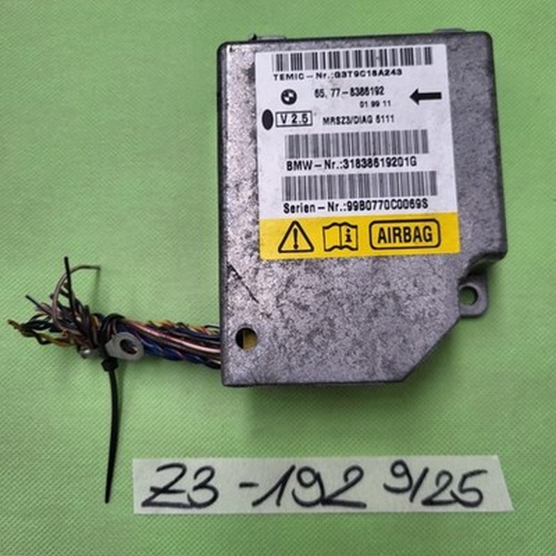 BMW Z3 Roadster Steuergerät Airbag Sensor AB Modul 8386192