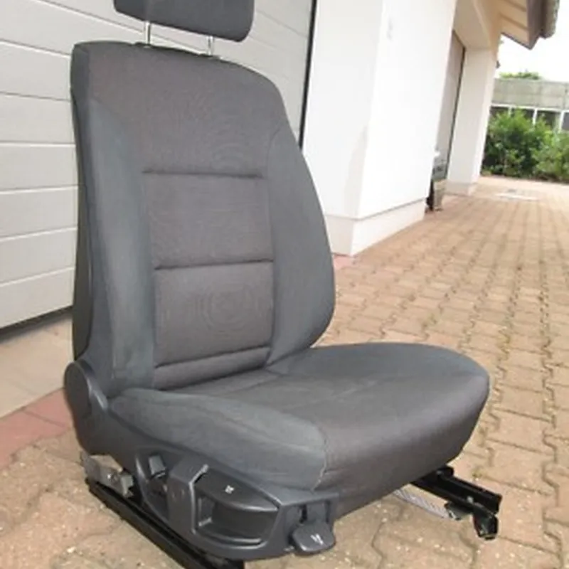 BMW E60 E61 Beifahrer Sitz grau Jul Edward Anthrazit Stoff ABHOLUNG 