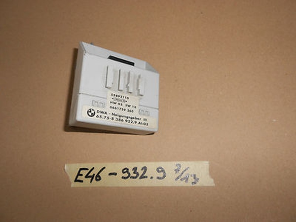 BMW E46 E38 E39 Alarm Neigungsgeber / Alarmneigungsgeber 8386932