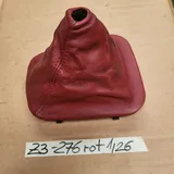 BMW Z3 Roadster + Coupe Schaltsack Leder Abdeckung für Schalthebel 1222276 Rot