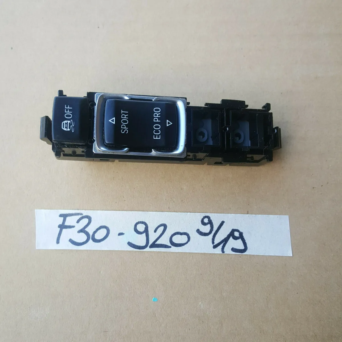 BMW F30 F31 Schalter Knopf Sport Eco Sport Bedieneinheit Mittelkonsole 9252920