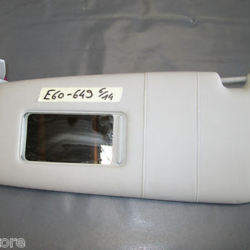 BMW E60  E61 Sonnenblende grau Sonnen Schutz Blende LINKS beleuchtet 7066649