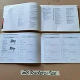 BMW Z3 Roadster Bordmappe Kunst-Leder  Handbuch Betriebsanleitung Englisch