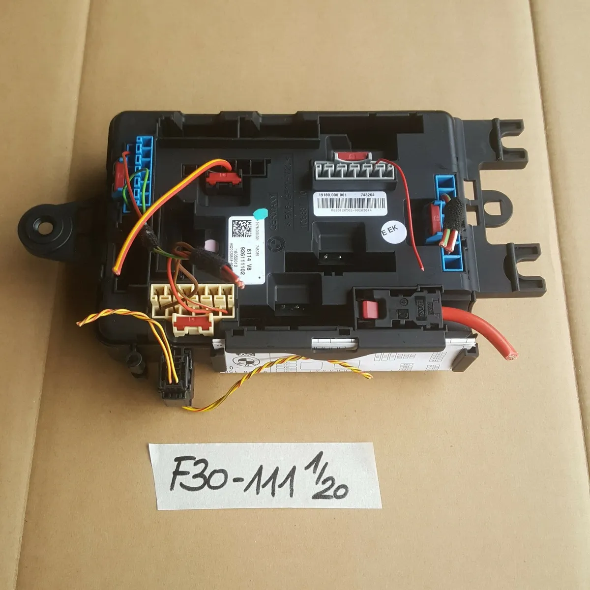 BMW F31 F30 F20 F21 Steuergerät Sicherungskasten Stromverteiler 9261111