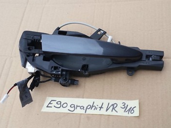 BMW E90 E91 Tür Griff beleuchtet graphit Träger + Schliessbügel VORNE RECHTS