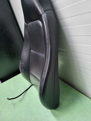 BMW Z3 Roadster Bei Fahrer Sitz Oberteil Leder schwarz Rückenlehne Sitzheizung