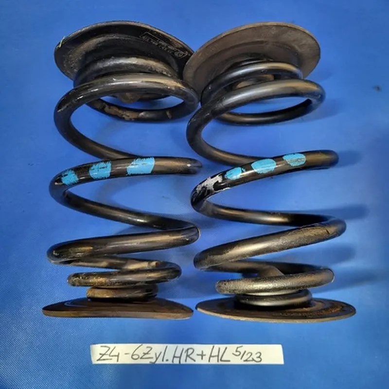 BMW Z4 E85 Spiral Tonnen Fahrwerks Schrauben Feder HINTEN rechts links 6 Zyl.