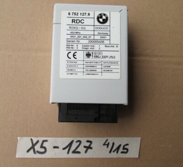 BMW E53 X5 RDC Modul Reifendruck Kontrolll Steuergerät 6752127