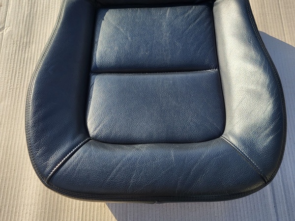 BMW Z3 Roadster Fahrer Sitz Kissen Unterteil Leder schwarz black Sitzheizung