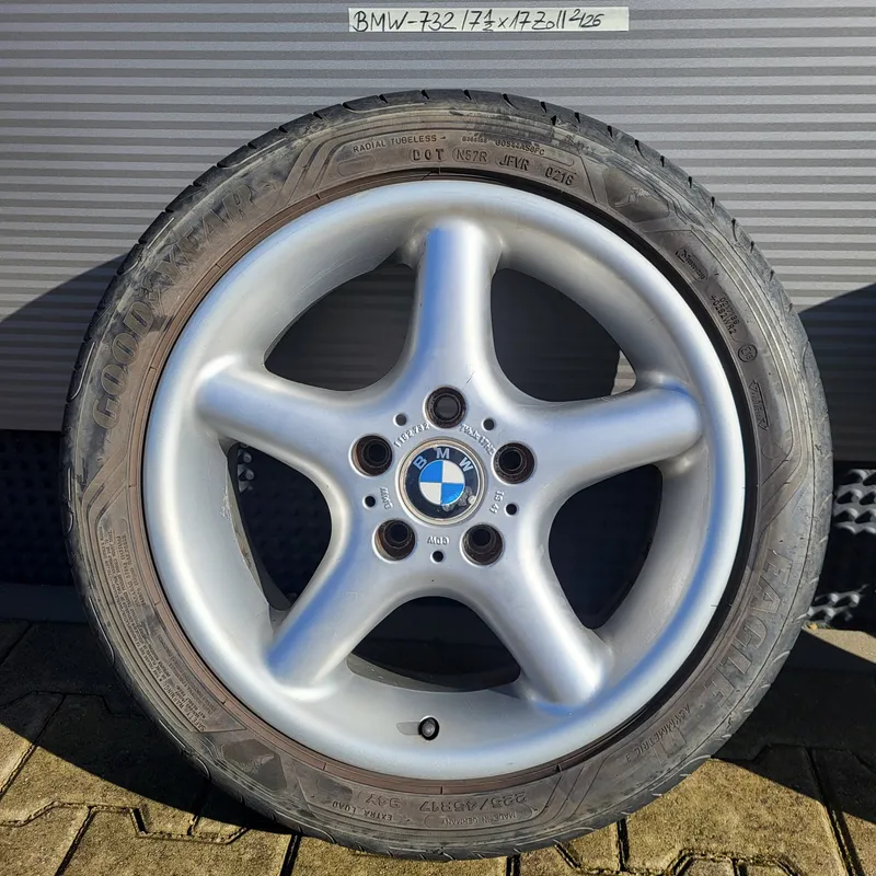 EINE BMW E36 Z3 E46 Z4 Alufelge 7,5 J x 17 Zoll 1182732 + Reifen 225/45 ABHOLUNG