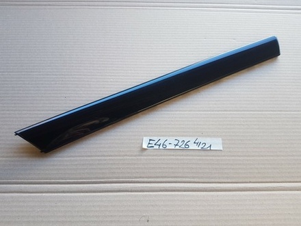 BMW E46 Limo Holz Tür Leiste innen VORNE RECHTS Verkleidung schwarz 8200726