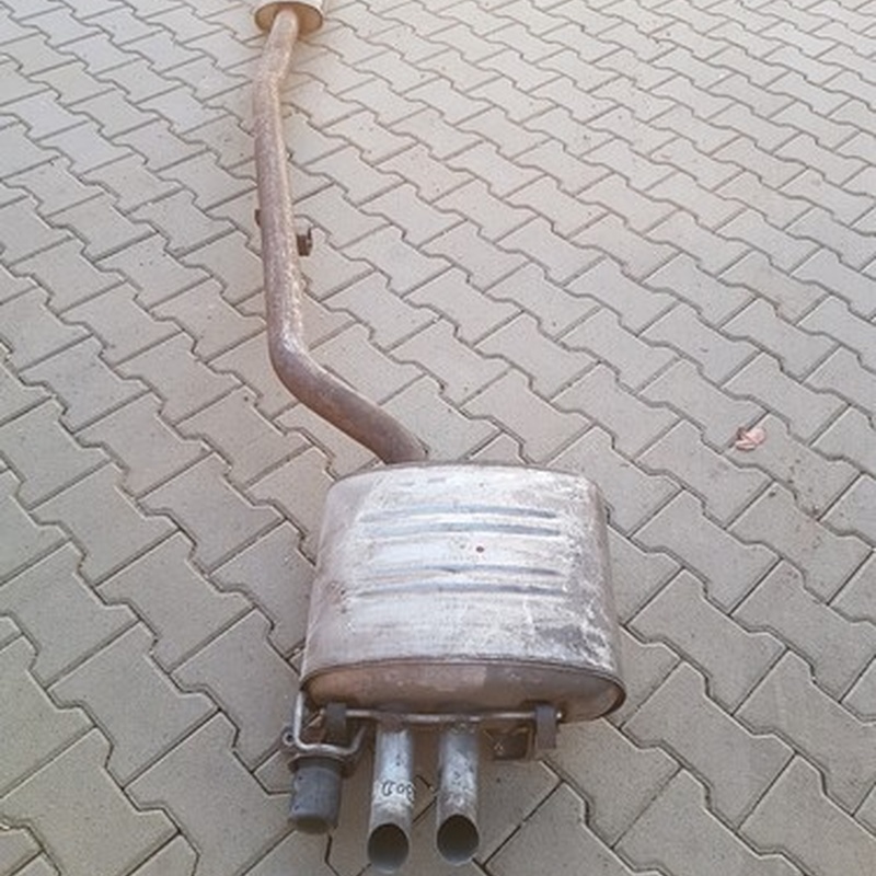 BMW E60 Auspuff 7789951 Endschalldämpfer 7789946 Mittelschalldämpfer ABHOLUNG