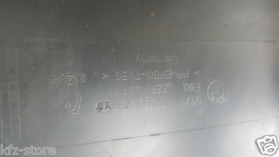 BMW E60 / E61 Seitenschweller Schweller LINKS Orient blau metallic  ABHOLUNG