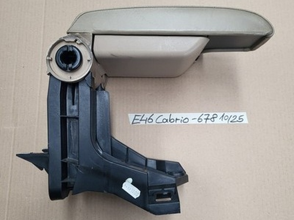 BMW E46 Cabrio Coupe Mittelkonsole Armlehne Leder Beige 8213678