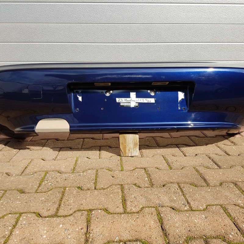 BMW Z3 Heck Stoßstange Verkleidung Stoßfänger HINTEN Heckschürze Montreal blau