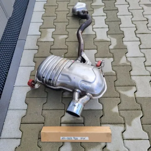 BMW Z4 E85 Auspuff Mittel +  Nachschalldämpfer  N46  Endschalldämpfer 7542922