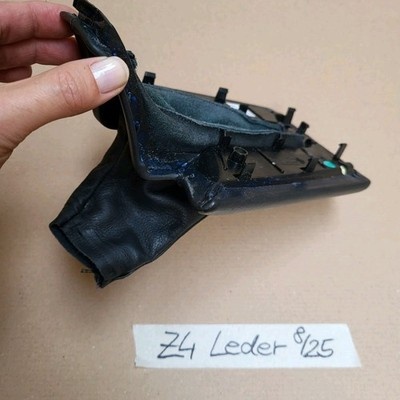 BMW Z4 E85 E86 Leder Manschette Blende Handbremse Verkleidung Handbremssack
