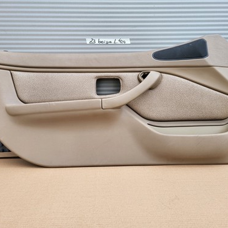 BMW Z3 Roadster Tür Verkleidung Türtafel LINKS + Griff Leder Dot beige 