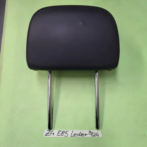 BMW Z4 E85 Kopfstütze für Fahrer ODER Beifahrer Sitz Leder Schwarz Black