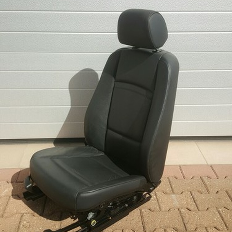 BMW E92 E93 Beifahrer Sitz Leder Dakota schwarz Gestell + Schiene + Airbag