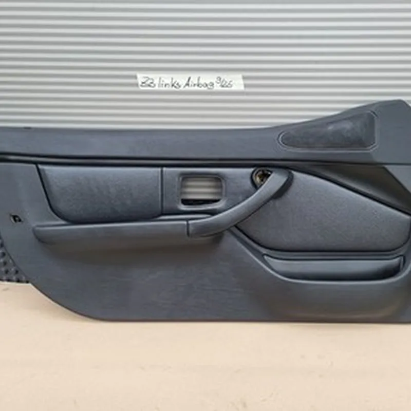 BMW Z3 Roadster Tür Verkleidung Leder Schwarz LINKS + Griff + Airbag-Klappe