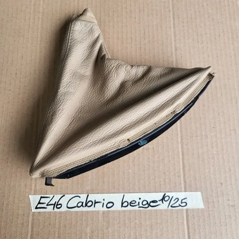 BMW E46 Cabrio Coupe Handbremse Leder Beige Handbrems-Sack