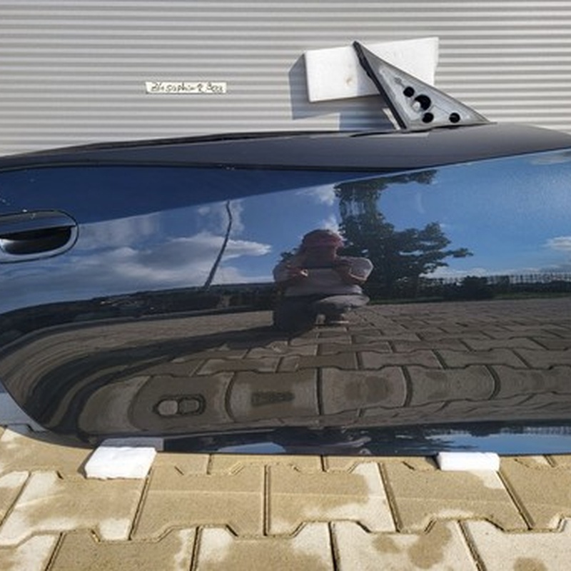 BMW Z4 E85 E86 Beifahrer Tür RECHTS saphir schwarz 475 mini Dellen ABHOLUNG
