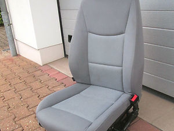 BMW E90 / E91 Beifahrer Sitz RECHTS Stoff Fluid grau ABHOLUNG