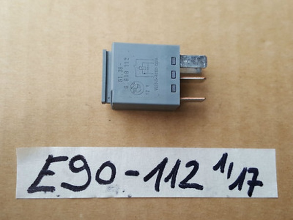 BMW E90 E91 E92 E93 E81 E82 E87 E88 Z4 E85 Relais Schliesser silent grau 6919112