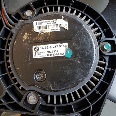 BMW E90 E92 Drucklüfter Motor Elektro Kühler Lüfter 6937515 Lüfterzarge 7788906