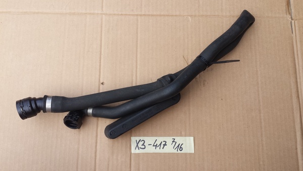 BMW E83 X3 Schlauch Heizkörper Ausgleichbehälter 3400417 + Gummilager 3400991
