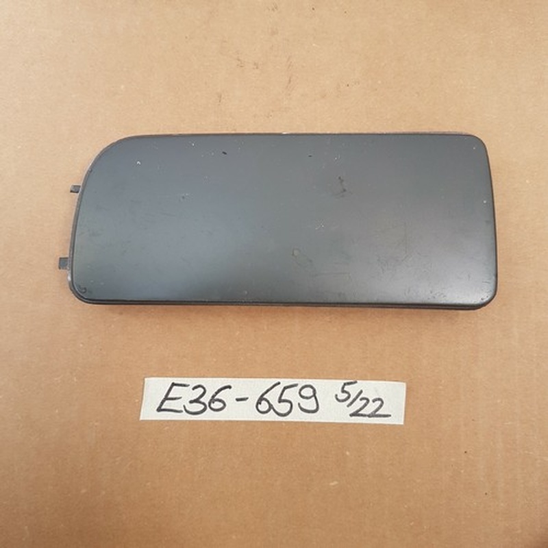 BMW E36 Abdeckung Stoßstange Nebelscheinwerfer Blende Kappe grau 1960659 LINKS