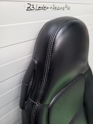 BMW Z3 Roadster Bei Fahrer Sitz Oberteil Leder schwarz Rückenlehne Sitzheizung