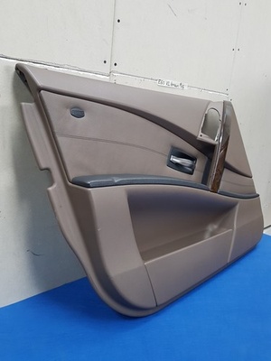 BMW E60 E61 Türverkleidung VORNE LINKS Leder Dakota Trüffel braun  ABHOLUNG