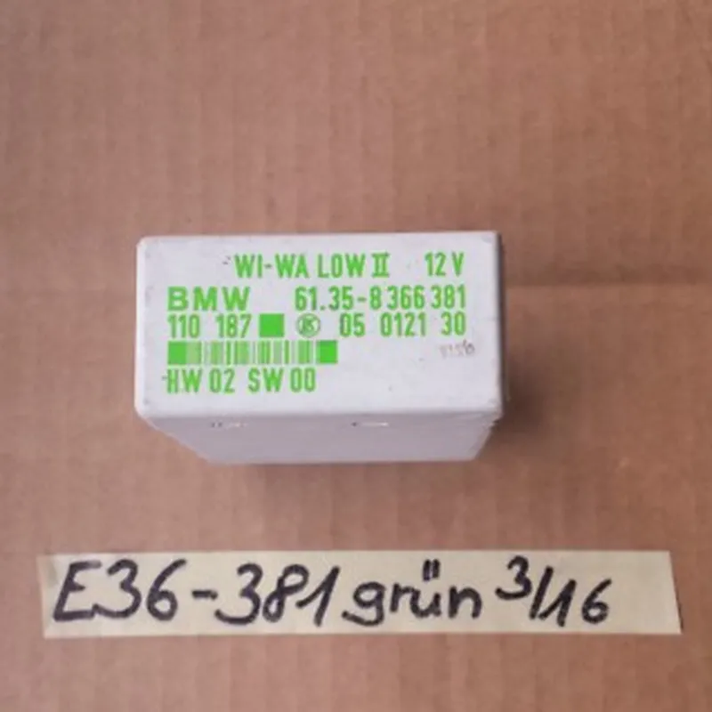 BMW E36 + Z3 Wi Wa Low II Modul  8366381 Wisch-Wasch Steuergerät Scheibenwischer